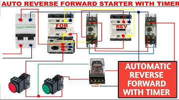 AUTOMATIC REVERSE FORWARD STARTER CONTROL WITH TIMER! AUTOMATIC REVERSE FORWARD STARTER