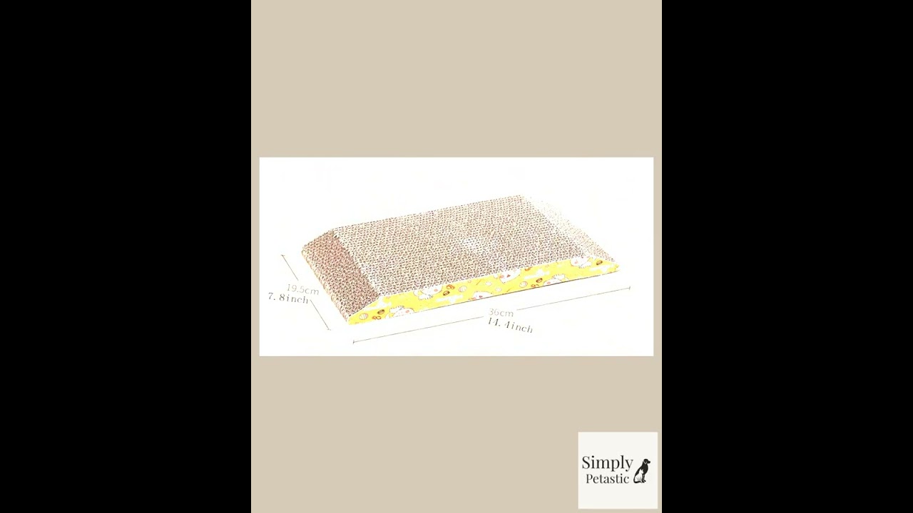 Eco-Friendly Cardboard Scratch Pad Cat Toy
