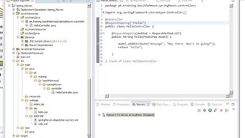 spring mvc tutorial for beginners with examples -part 2