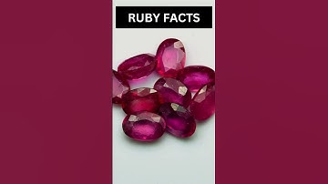 Did you know a Ruby is just a Red Sapphire? Let me know in the comments #ruby #shorts