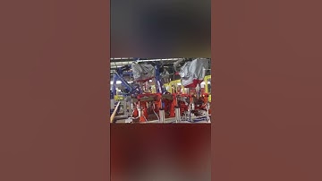 Our designed and manufactured #fixtures integrate with #Yaskawa #robots, applying for #welding
