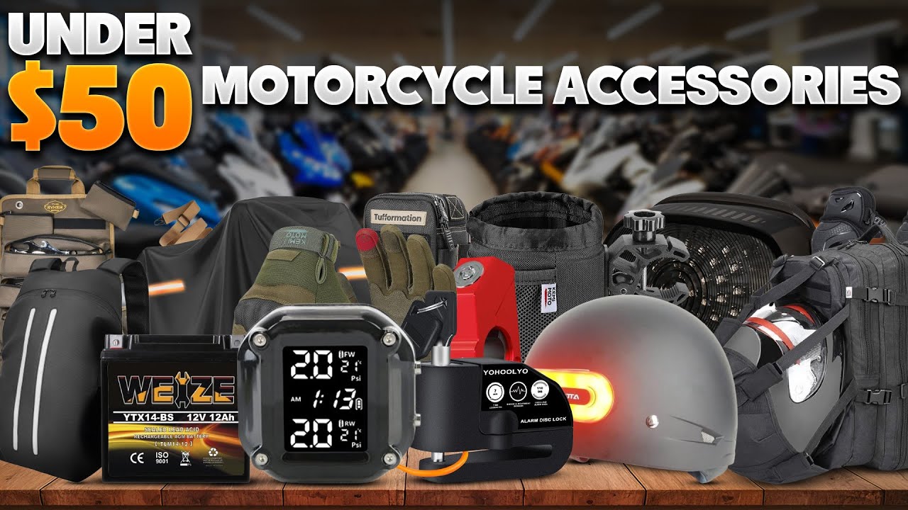 50 Coolest Motorcycle Accessories on Amazon Under $50