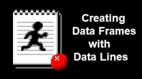 Creating (SAS) Data Frames with Data Lines
