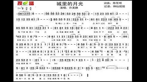 城里的月光 G调伴奏 - instrumental in G
