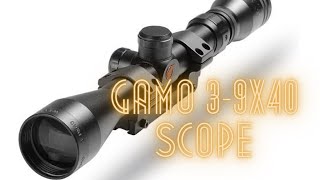 Mira Telescopica Gamo 3-9x40 Wr Rifle C Montaje Monopieza