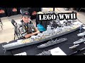 LEGO WWII USS Iowa Battleship &amp; Custom Military Fleet