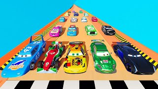Race All Pixar Cars Jackson Storm The King Chick Hicks Francesco Bernoulli and Friends McQueen