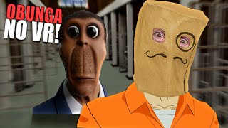 Fugindo do Obunga NextBot no Prison Escape em Realidade Virtual foi um erro