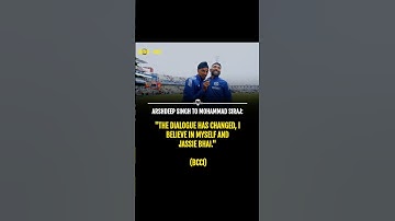 ARSHDEEP TO SIRAJ: “DIALOGUE CHANGE HO GAYA, BHAI!”