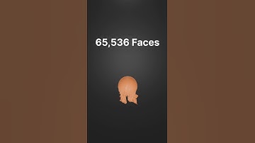 1 Vs 65,536 Faces of Cloth Simulation #satisfying #animation #simulation