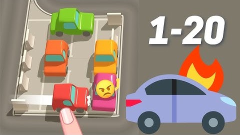Parking Jam 3D Gameplay Walkthrough Level 1-20 iOS Android Noob vs Hack Last Level Challenge