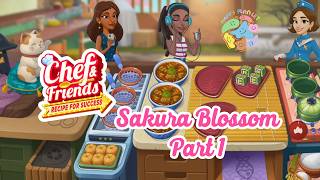 シェフ＆フレンズ：クッキングゲーム 🍣 サクラブロッサム - パート1 🌸 ゲームプレイウォークスルー 🍜 #クッキングゲーム screenshot 1