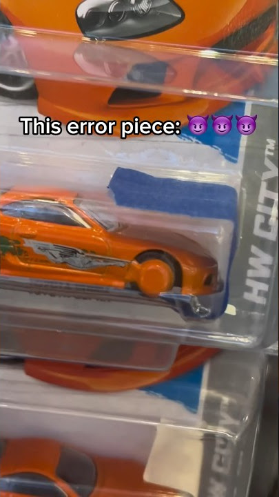 ERROR - 2019 Hot Wheels Dodge Challenger Drift Car (RARE ERROR) WRONG CAR  in Pak