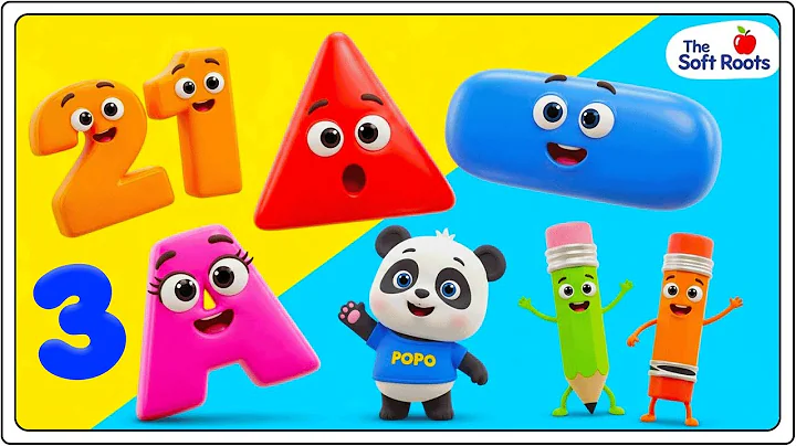 Preschool Learning activities for 3 year olds at home | Learn ABC Phonics Shapes Numbers Colors 🌈