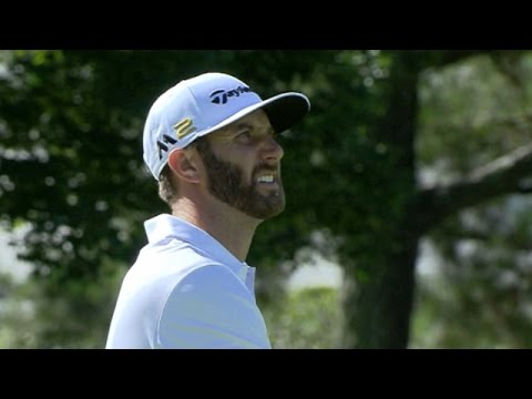 Dustin Johnson converts for eagle on No. 16 at FedEx St. Jude