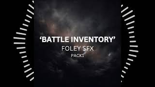 BATTLE INVENTORY SFX PACK1 WATERMARKED | Game Ready SFX | Unity Sound Pack