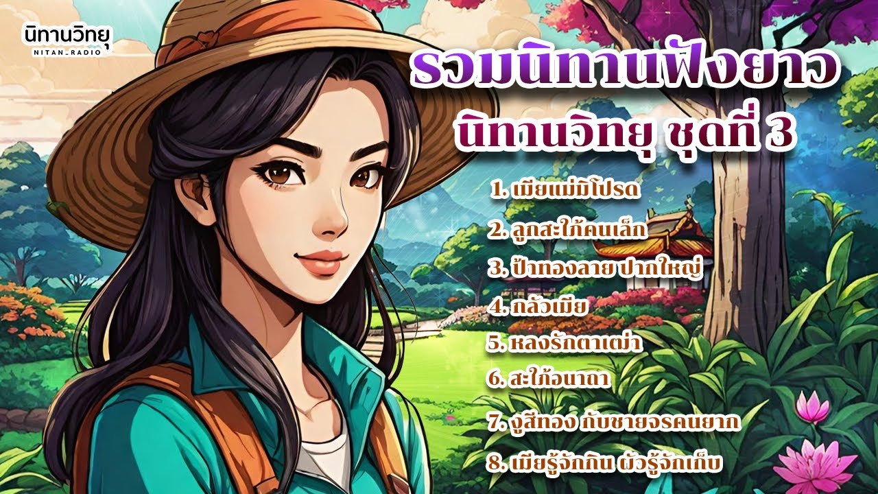 EP.3 รวมนิทานพื้นบ้าน นิทานสอนใจ และให้ข้อคิดสอนใจ ฟังยาว ฟังสบายแสนสนุก : นิทานวิทยุ