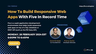 Webinar: How To Build Responsive Web Apps With Five In Record Time