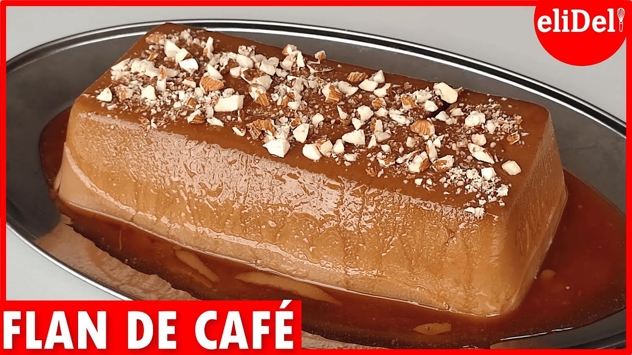FLAN de CAFÉ ¡Fácil y Rápido! SIN HORNO | POSTRE Deli