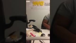 Taxi limousine employees. .eating during job..and getting very rude with drivers.