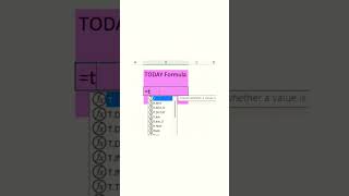 How to use the TODAY Formula in Excel #ytshorts #shorts #youtube #Excelgyaan_7#education