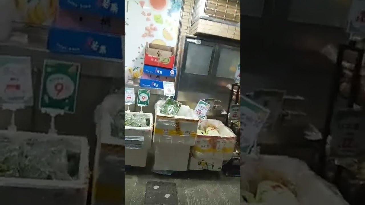 pamilihan sa Ma Wan Village..