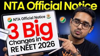 🚨 NTA Official Notice Released! 3 Big Changes in RE-NEET 2026 You Must Know | by Ajay Sir