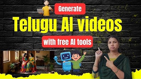 Create telugu AI videos for free☝️