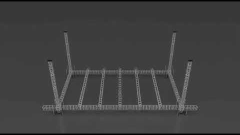 Concert stage lighting truss design install