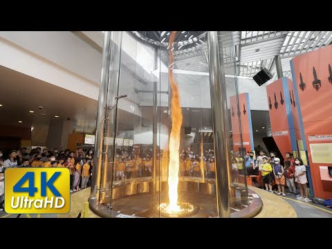 Fire Tornado Show @ Science Centre Singapore | SingaporeIsland