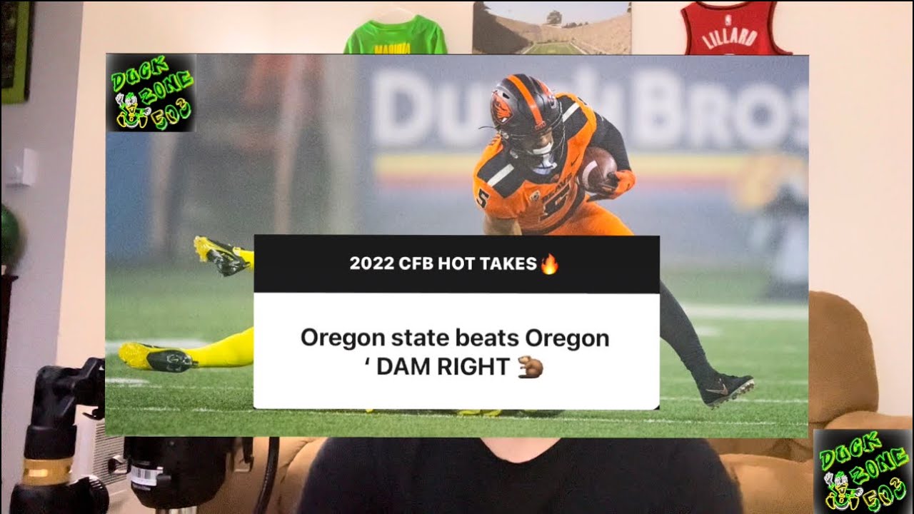 Will Oregon State UPSET Oregon this season? - 2022 CFB HOT TAKE RECAP 🔥