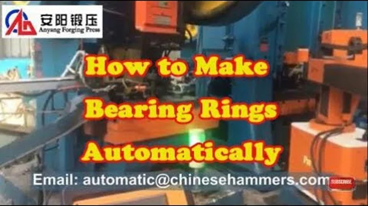 automatic forging press and ring rolling line produce gear ring with robotHD 2019