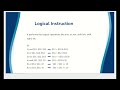 Instruction types
