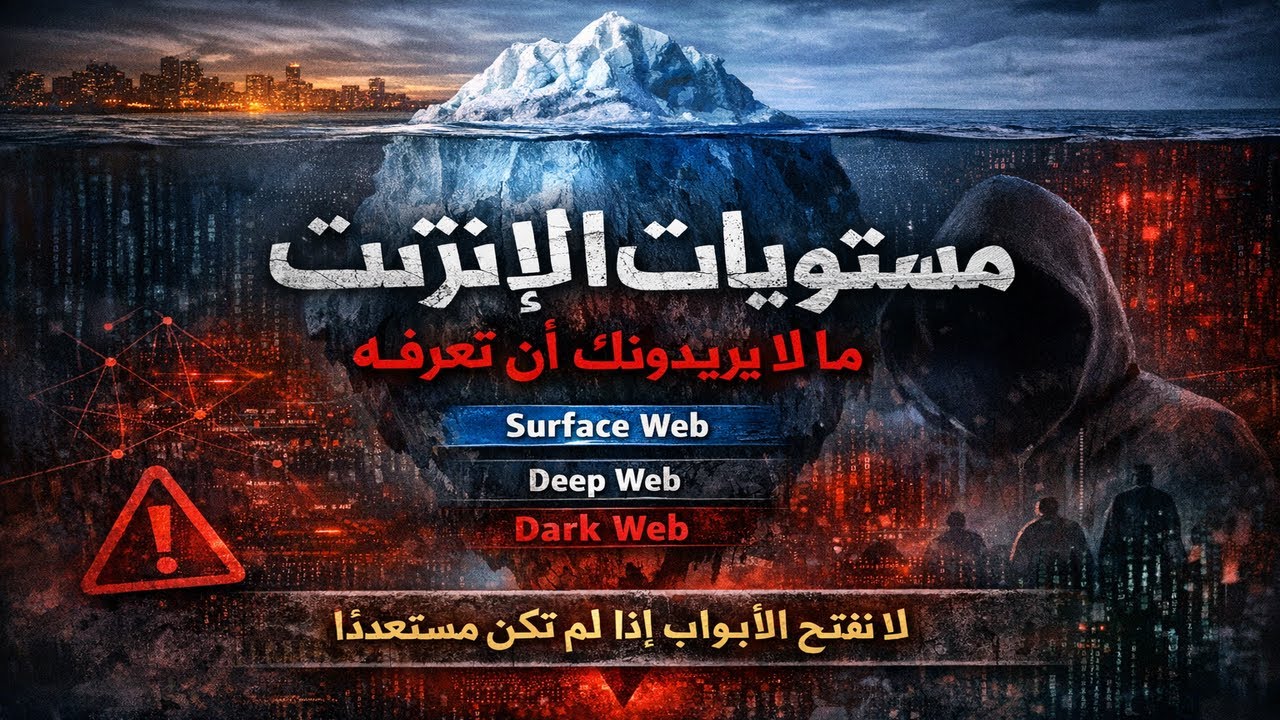 مستويات الإنترنت: الدارك ويب ببساطة و بدون فلسفة Dark Web