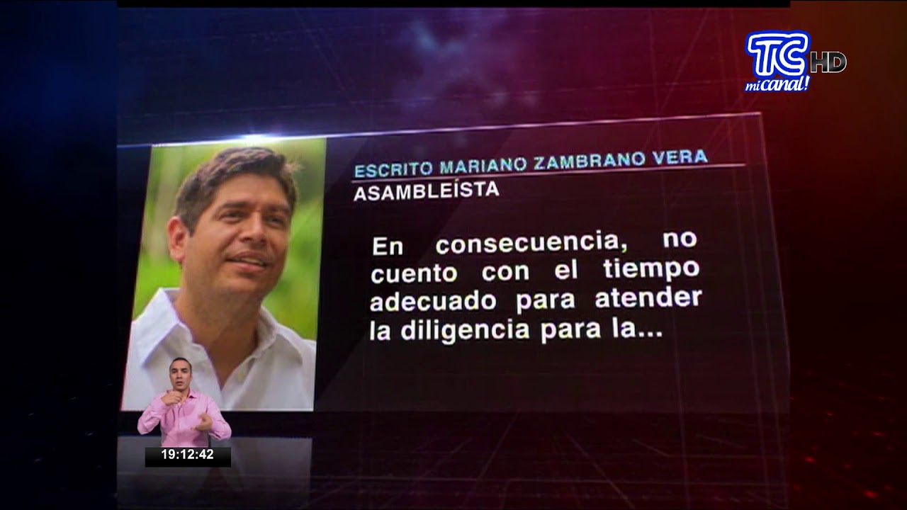 Suspendida diligencia en el caso de Prefecto de Manabí television reddit