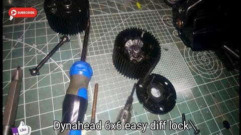 Tamiya Dynahead G6-01 6x6 easy Diff Lock