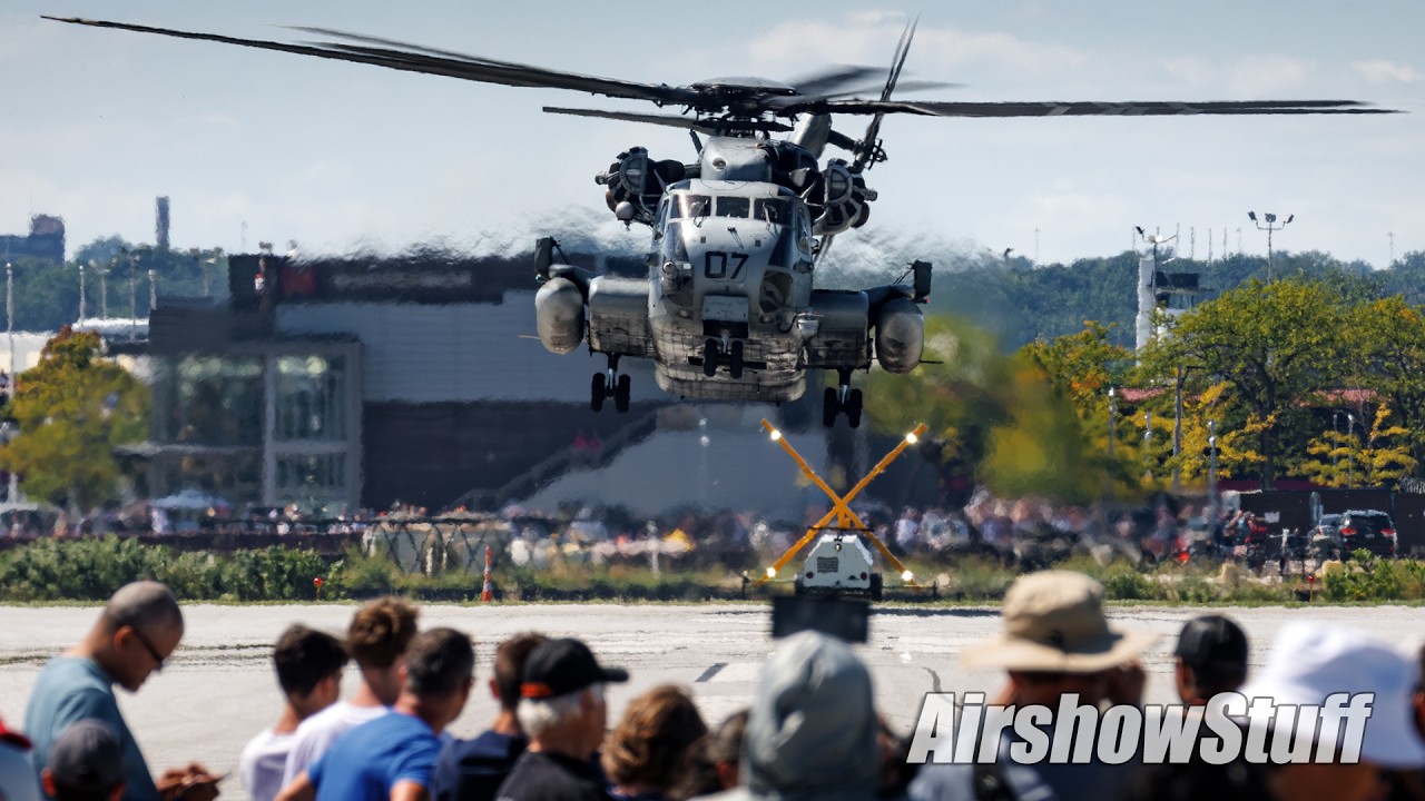 CH-53E Super Stallion Helicopter Demonstration - Cleveland