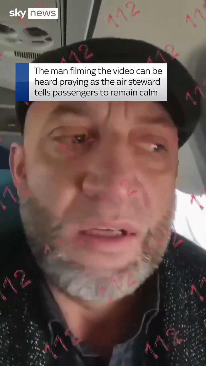 Video shows inside plane before crash