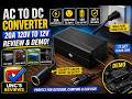 🔌 12V AC to DC Converter (180W) FULL Review &amp; Test! ⚡ Car Power Adapter for Home Use