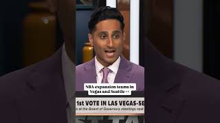 Shams says the NBA will have a formality vote for two new expansion teams next week 🏀