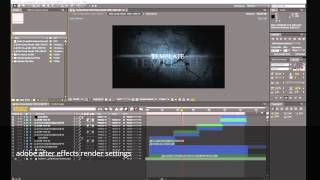 adobe after effects render settings (CS5, CS6, & CC)