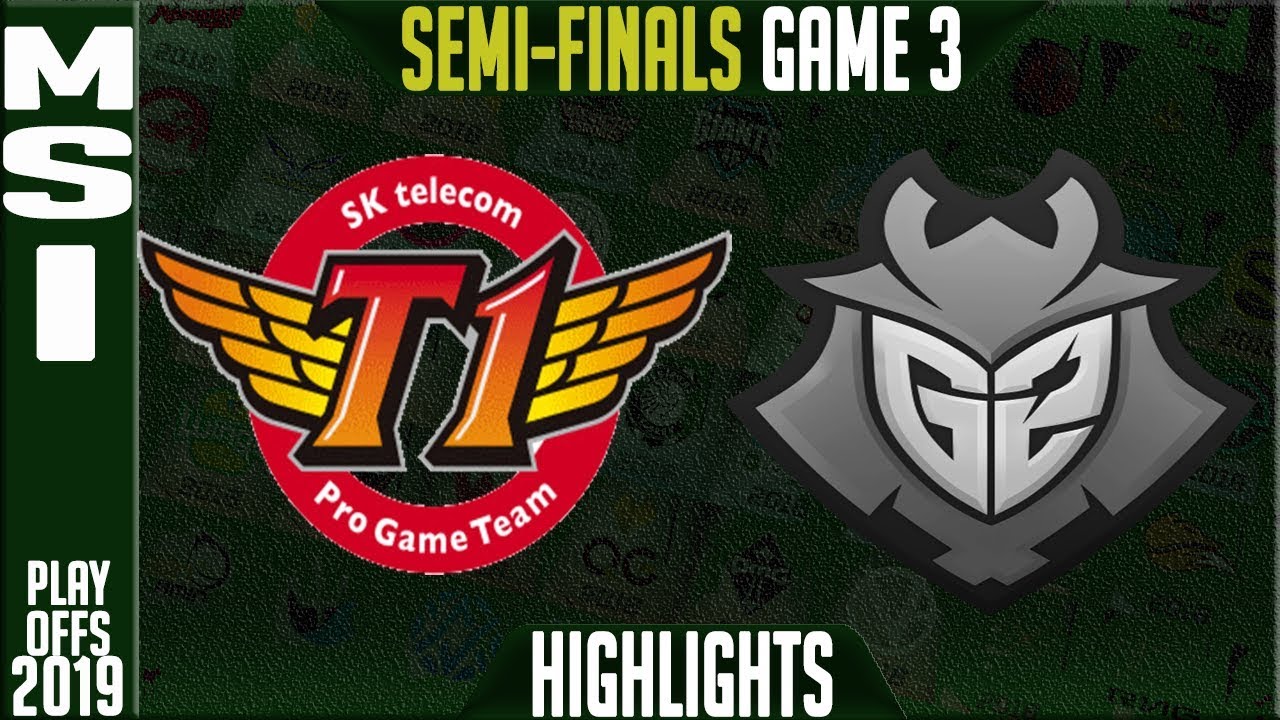 SKT vs G2 Highlights Game 3 | MSI 2019 Semi finals Day 7 | SK Telecom T1 vs G2 Esports G3