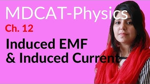 MDCAT Physics Lecture Series, Ch 12, Induced Emf & Induced Current, Physics MDCAT Entry Test
