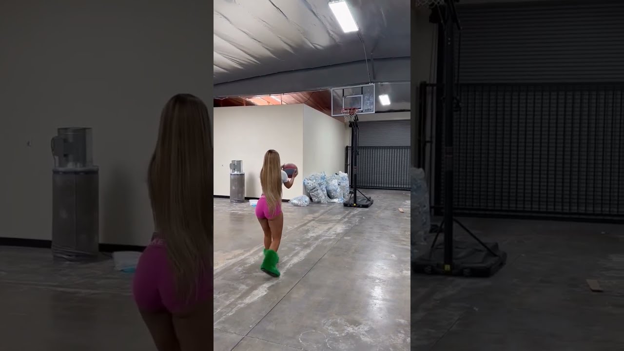 Rubi Rose Working On Her 3s Hiphopshorts Hiphop Rubirose Basketball Baskeballshorts