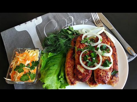 Рецепт ЛЮЛЯ-КЕБАБ на сковороде! Готовим и наслаждаемся вкусом!
