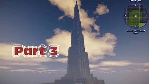 How to build the Burj Khalifa 1:1 in Minecraft | TUTORIAL (Part 3)