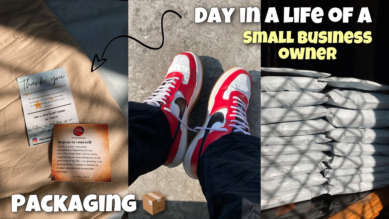 ASMR Packing Orders | Day In A Life Of A Small Business Owner! | How I ...