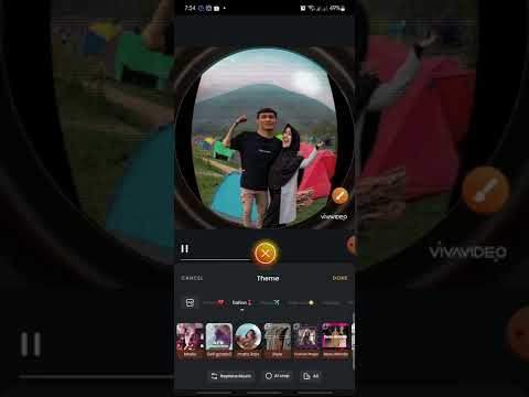 Fish Eye Effect On VivaVideo Apps