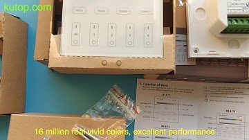 T4 MiLight RGB+CCT LED touch panel controller - kutop.com