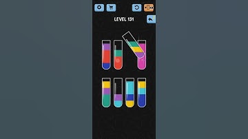 Water Color Sort Level 131 Walkthrough Solution iOS/Android